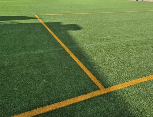 Rund 2.200 qm Kunstrasen GreenFields Slide Max in Werder-Havel in KW 29 / 26